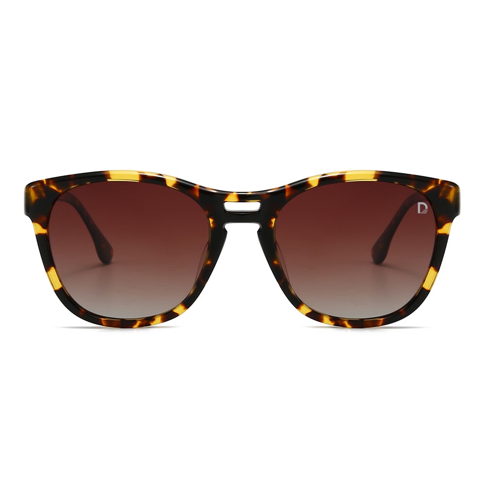Dollger New Double Brow Bar Design Round Sunglasses