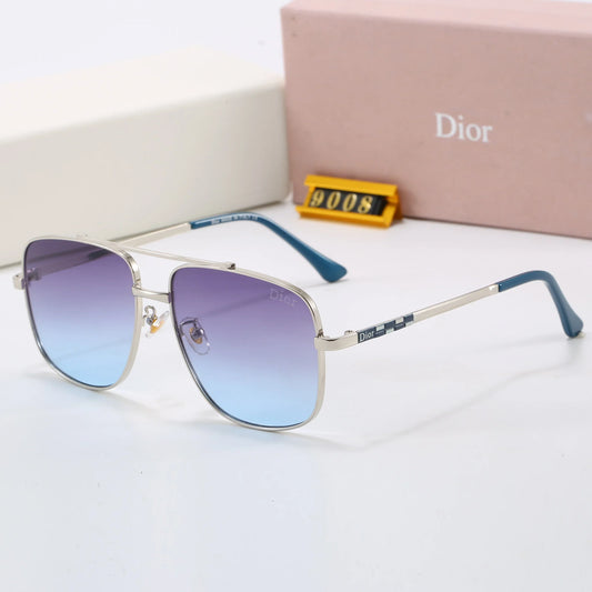 7 colors metal frame nylon lens sunglasses 9008