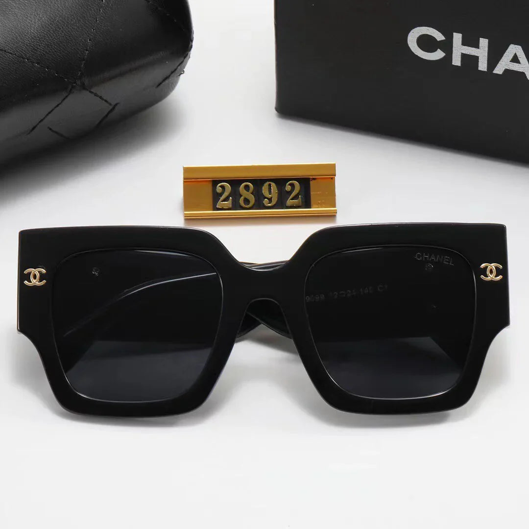 6 Colors Fashion Frame Big LOGO Sunglasses 2892