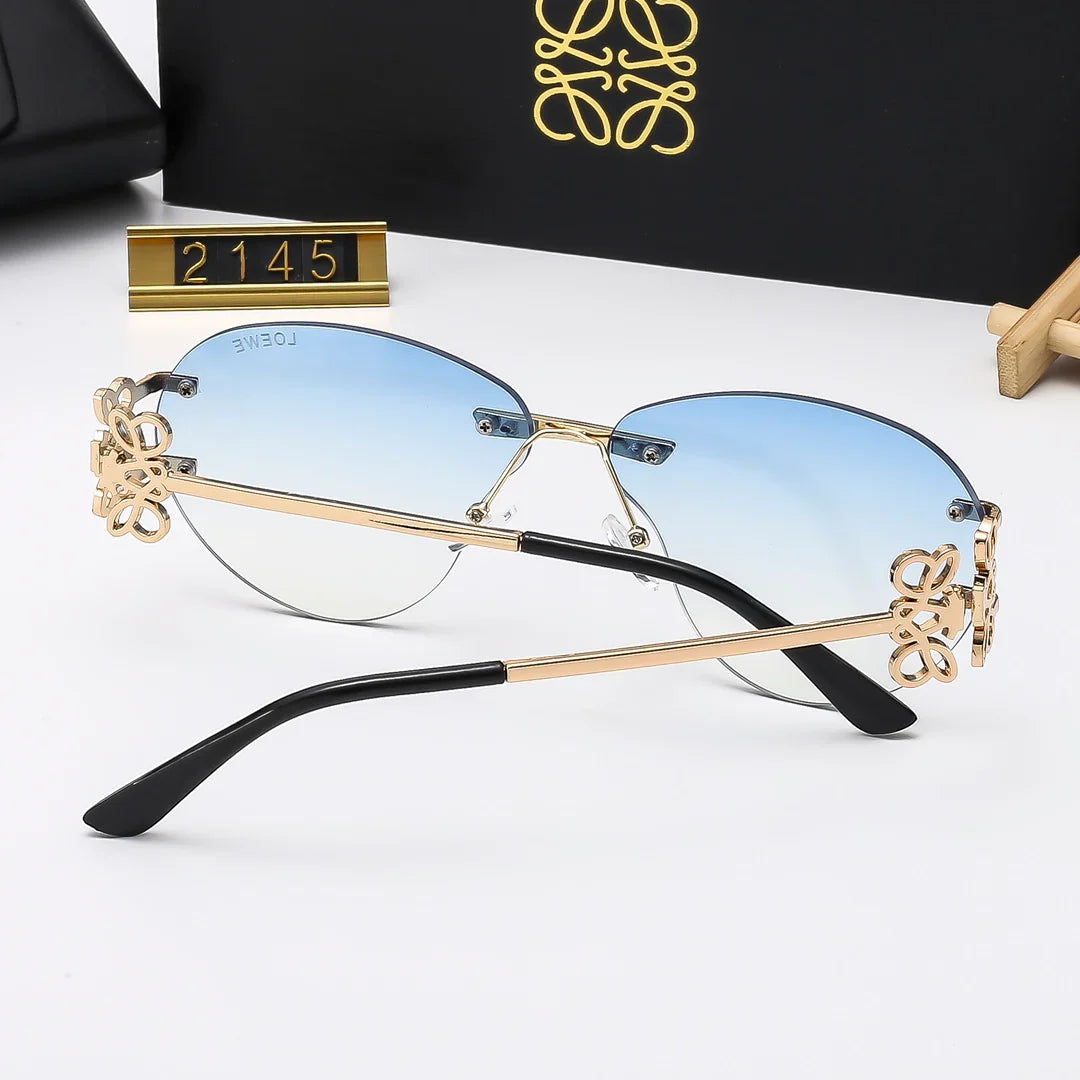 Multicolor trendy plain sunglasses 2145