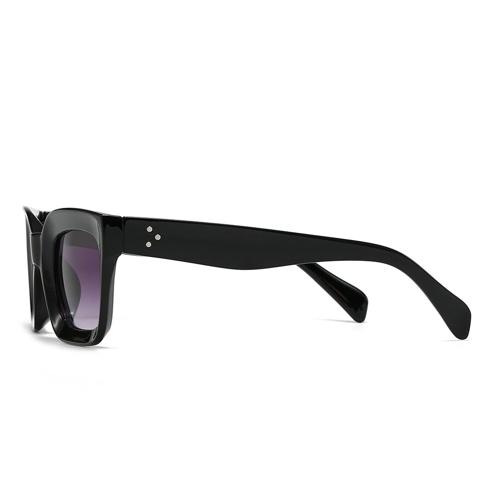 Dollger Thick Acetate Trapezoidal Sunglasses