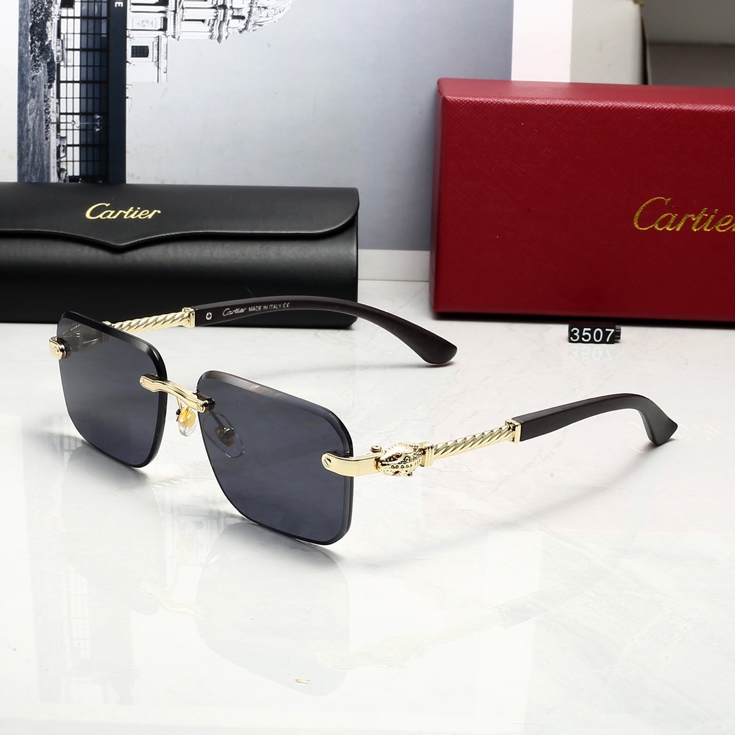 "Fashion hot 5 color sunglasses 3507"