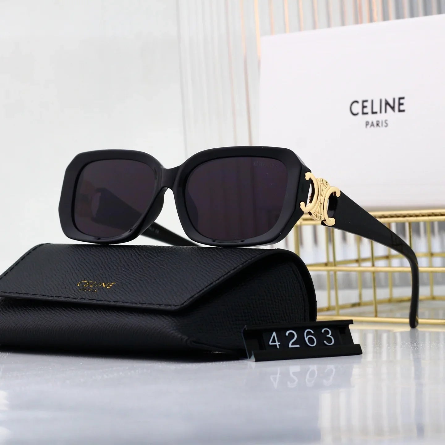 5 Color Trendy Fashion Sunglasses 4263