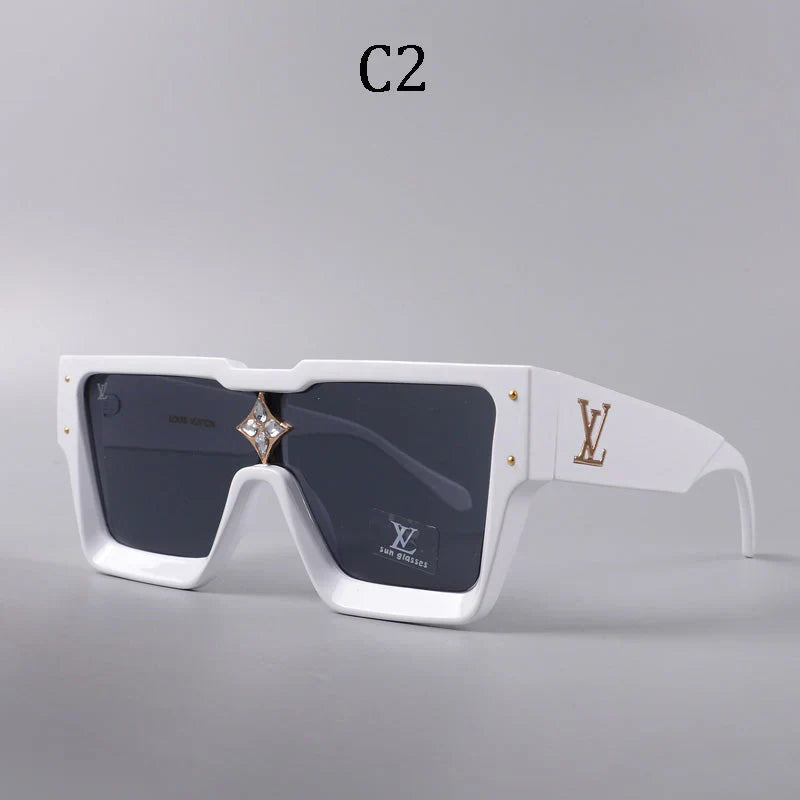 Square frame unisex sunglasses 1486