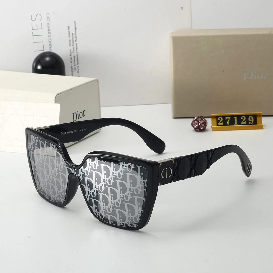 Vintage Embossed Square Women's Sunglasses