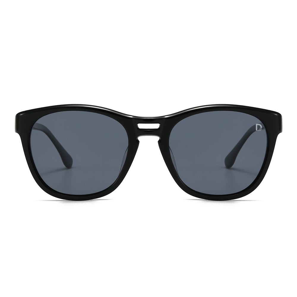 Dollger New Double Brow Bar Design Round Sunglasses