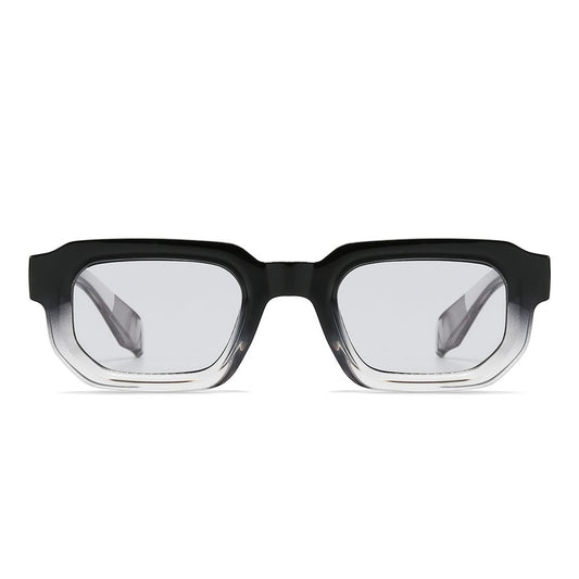Dollger Acetate Rectangle Full-Rim Tinted Sunglasses