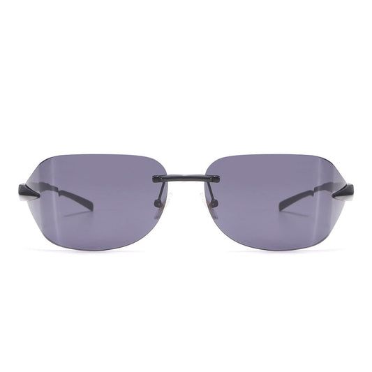 Dollger Rectangle Rimless Tinted Sunglasses