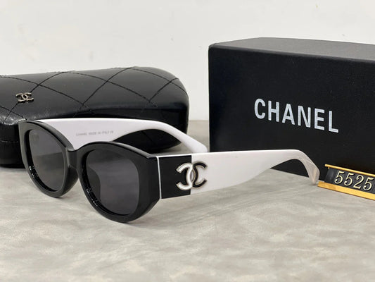 New two-tone small frame sunglasses