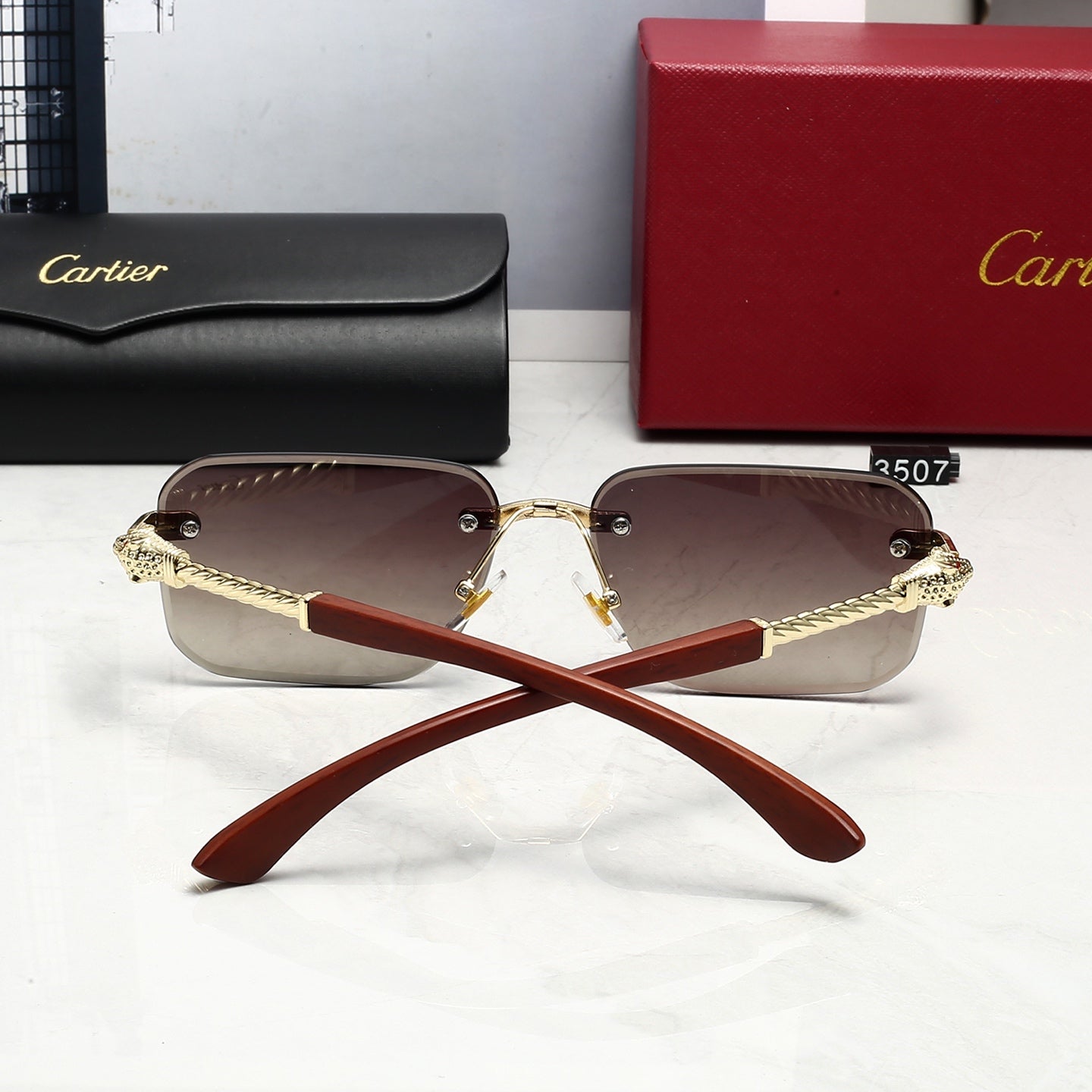 "Fashion hot 5 color sunglasses 3507"