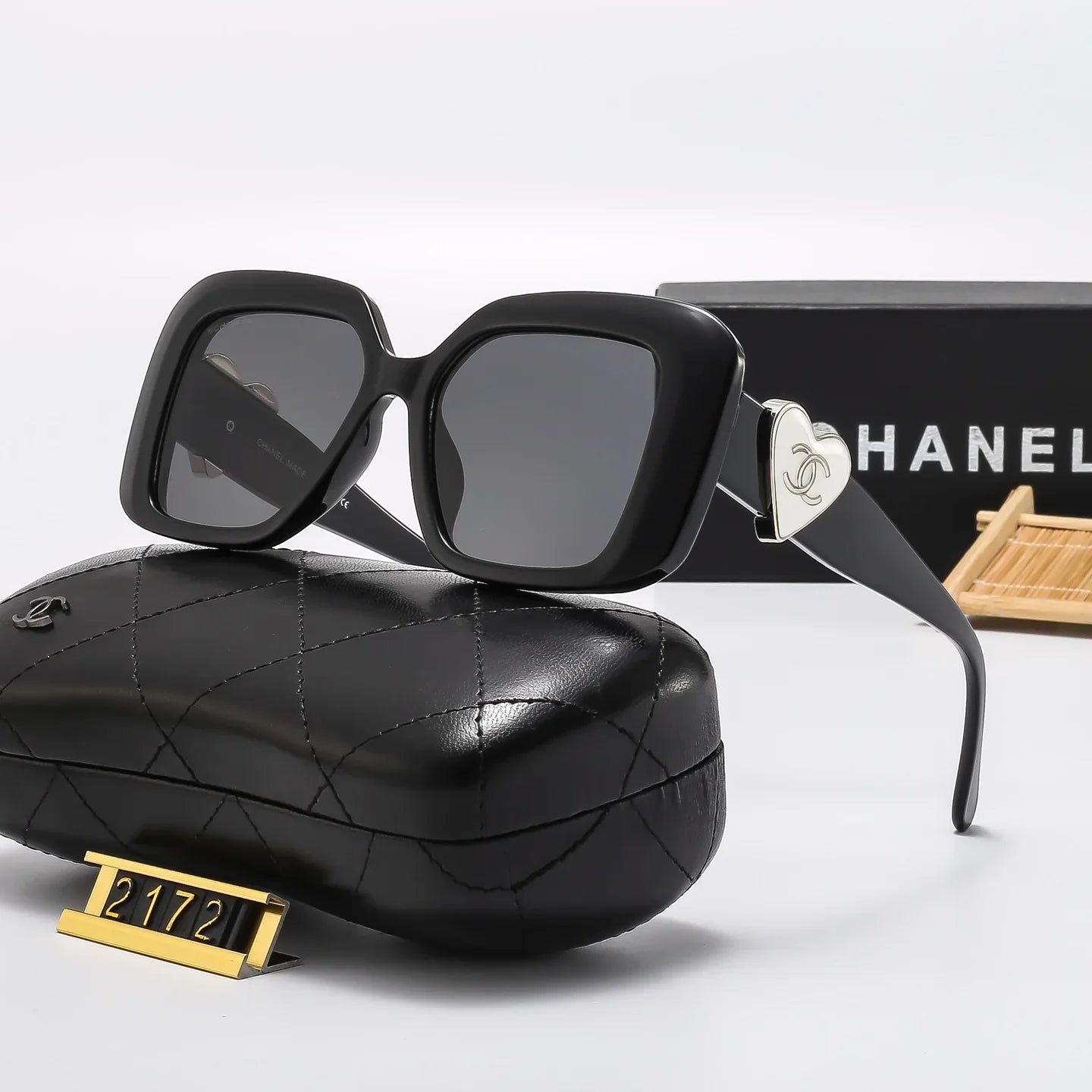 6 Colors Square Frame HD Lens Sunglasses  2172