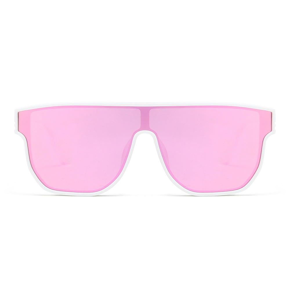Dollger aviator sunglasses with glossy lenses