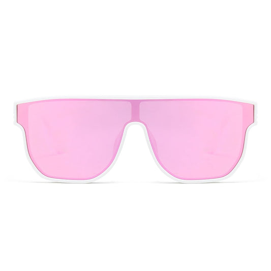 Dollger aviator sunglasses with glossy lenses
