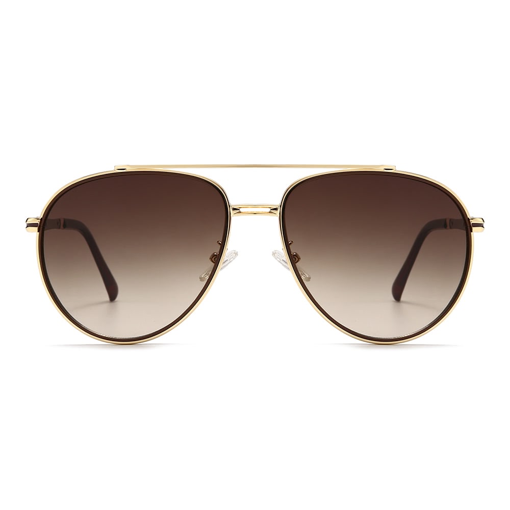 Dollger Thin aviator tinted sunglasses
