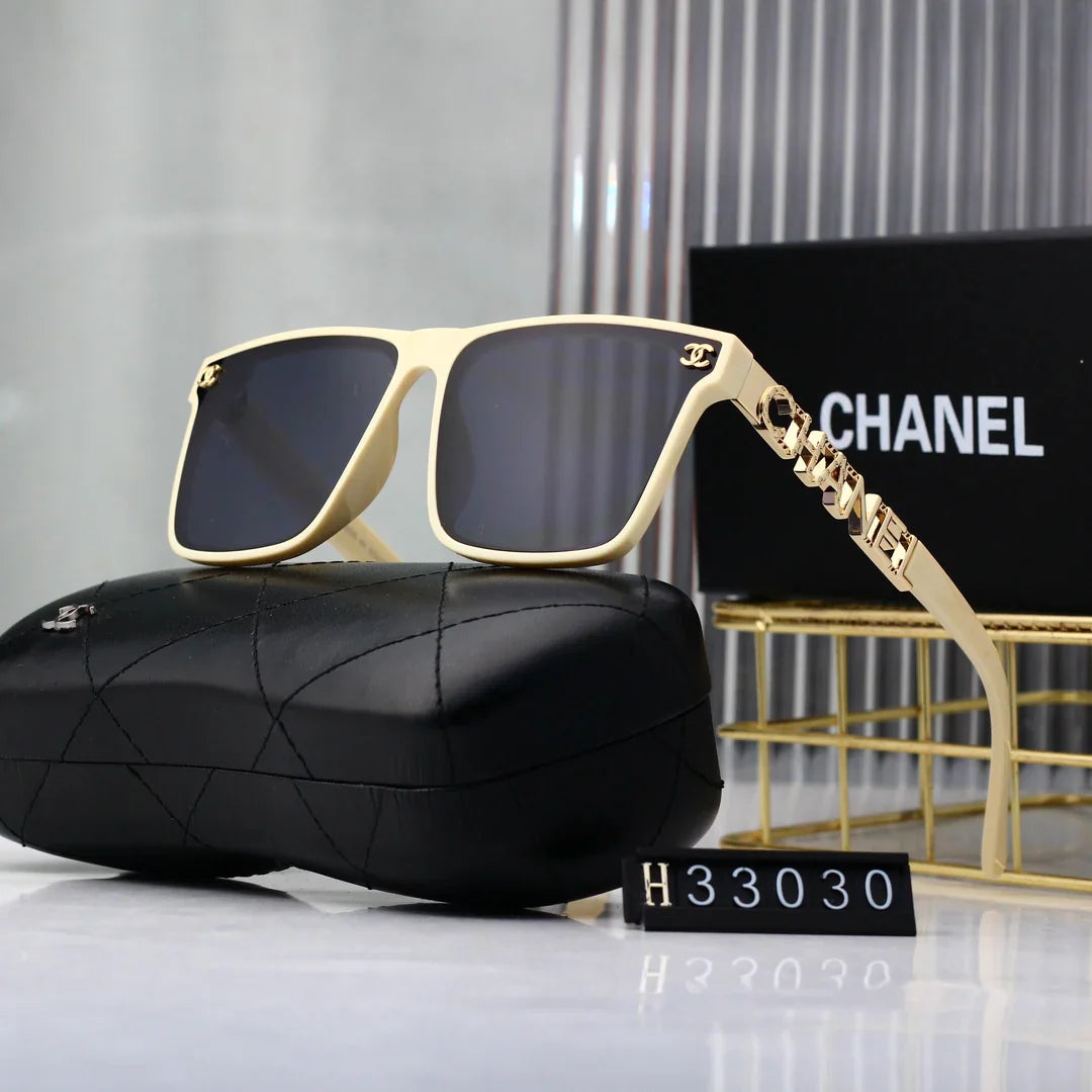 6-color Polaroid nylon HD lenses frameless design sunglasses  33030