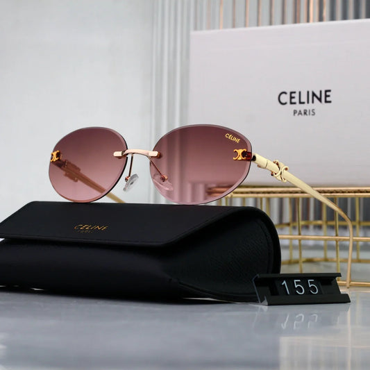 Hot sale metal frameless sunglasses 155
