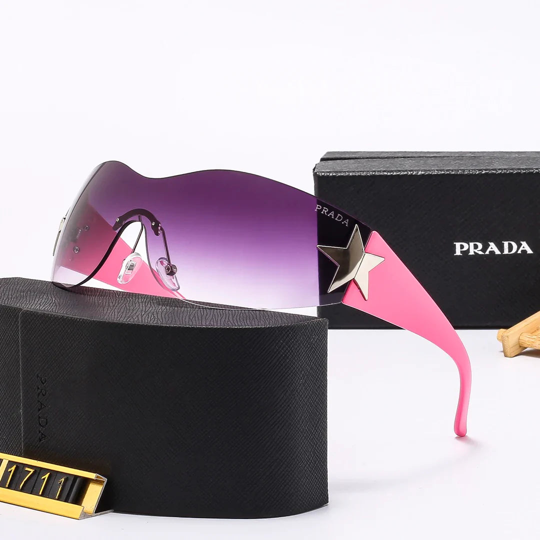 Hot sale Star Series sunglasses have logos on the inside of the lenses  1711