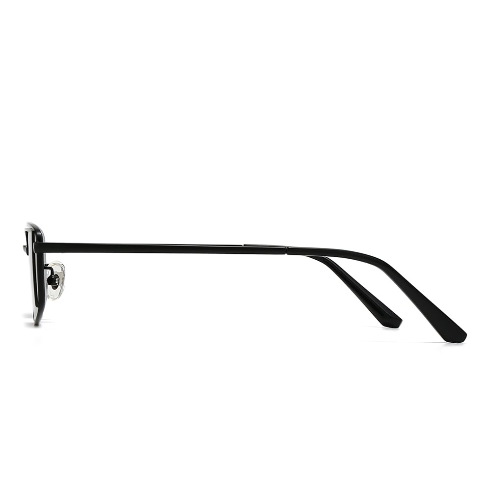 Dollger Rectangular Metal Tinted Sunglasses