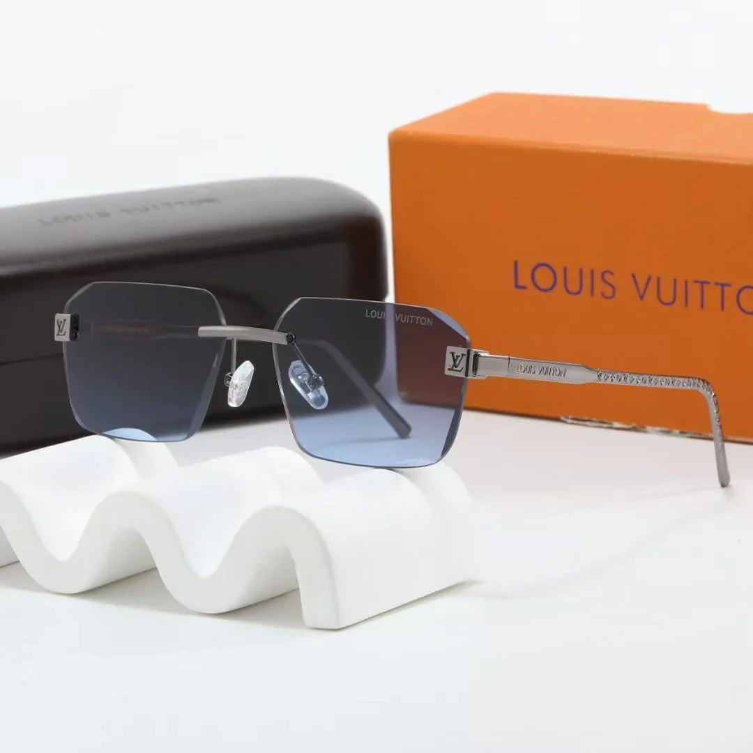 7 colors frameless new metal sunglasses