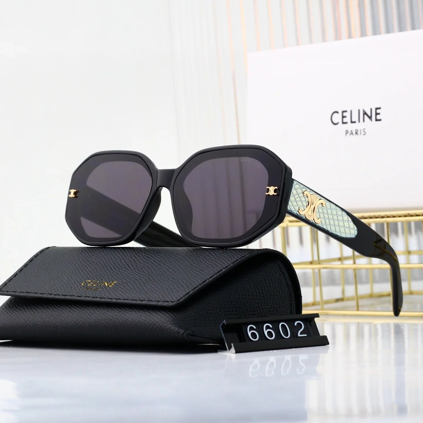 4 colors of trendy sunglasses  6602