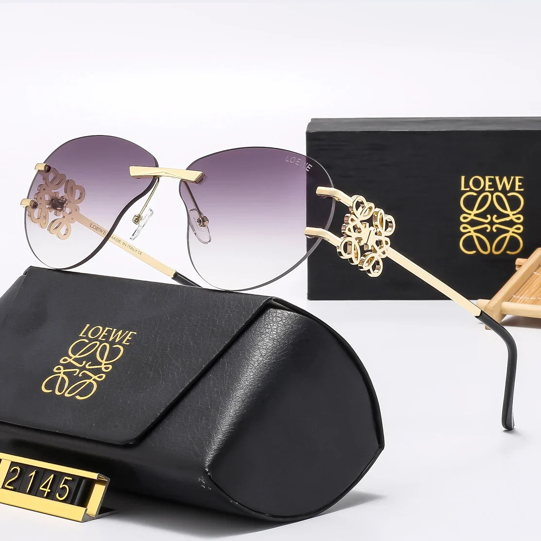 Multicolor trendy plain sunglasses  2145