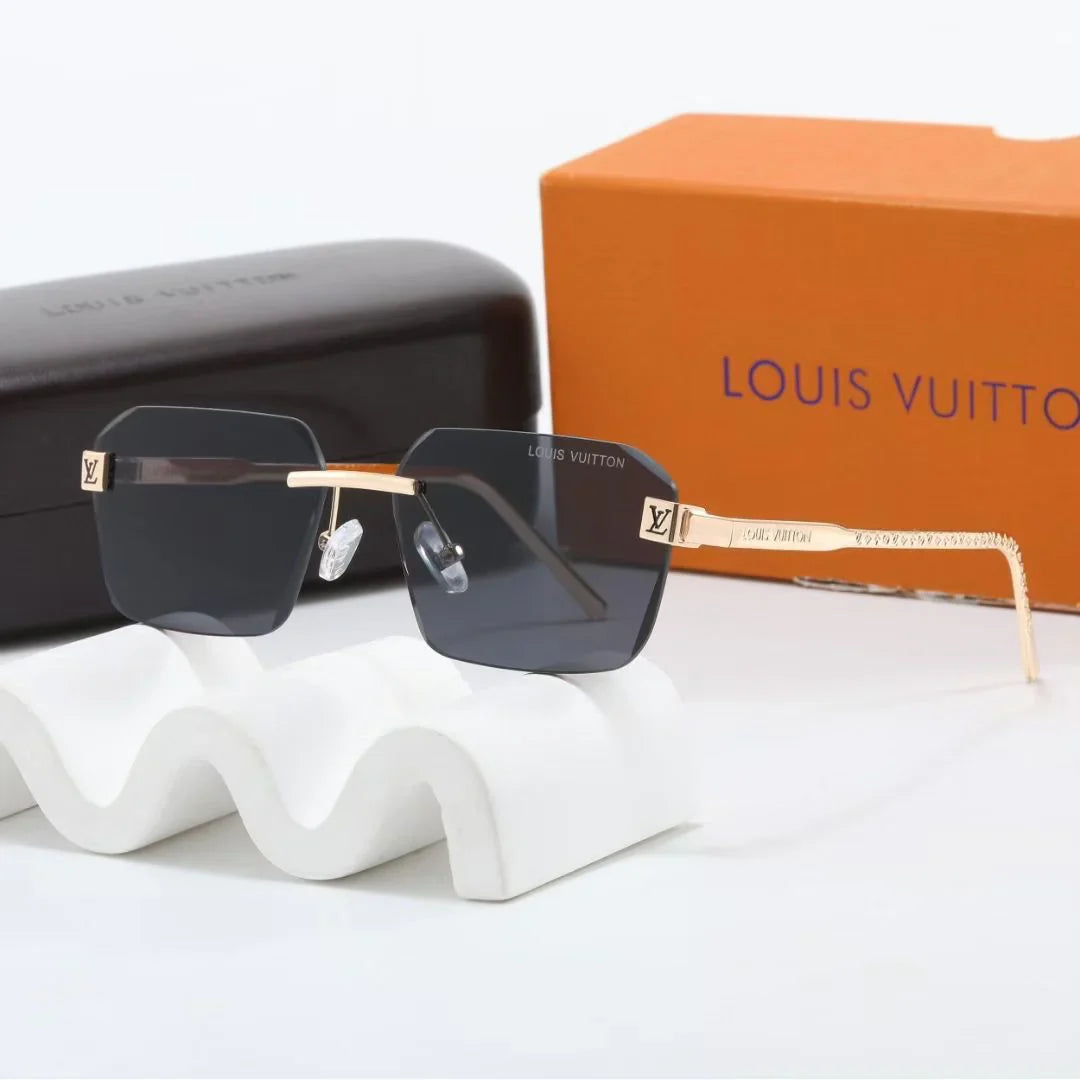 7 colors frameless new metal sunglasses