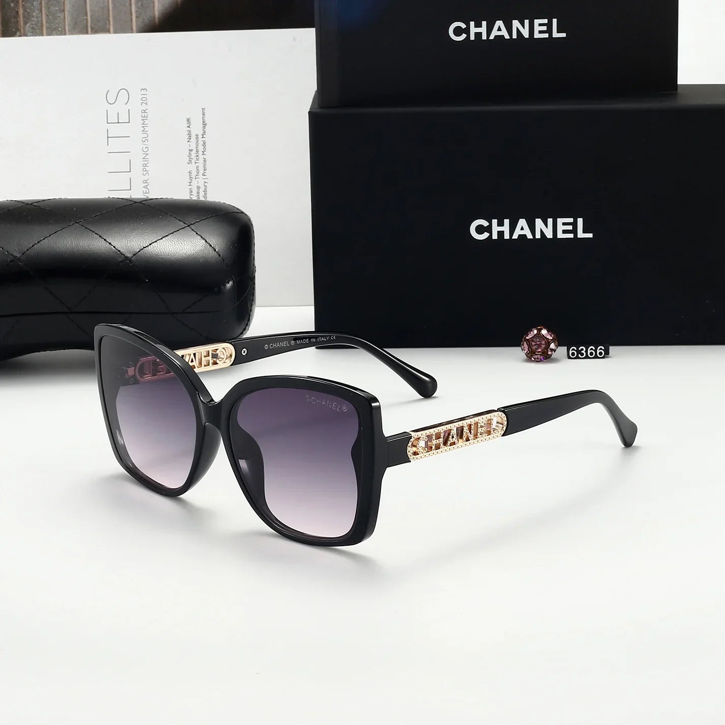 New Women's UV Protection Sunglasses TR90 Frame 6366