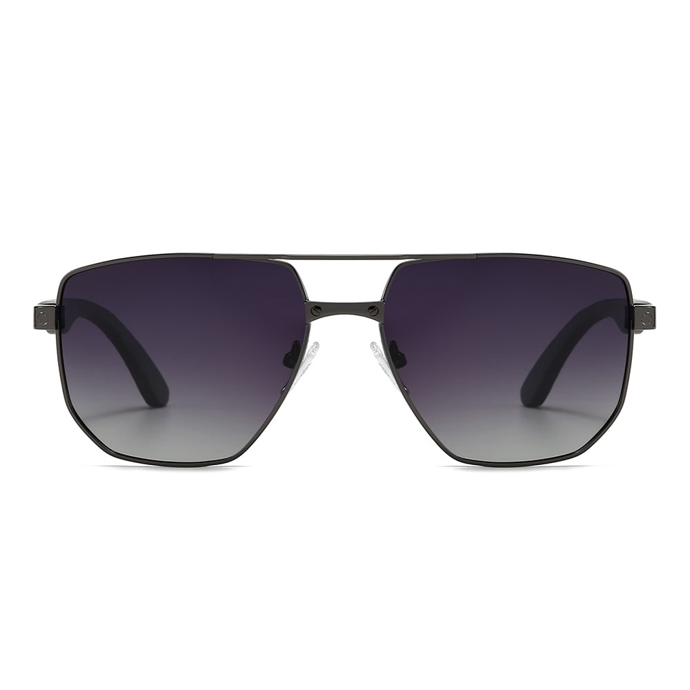 Dollger Wood Vintage Aviator Sunglasses
