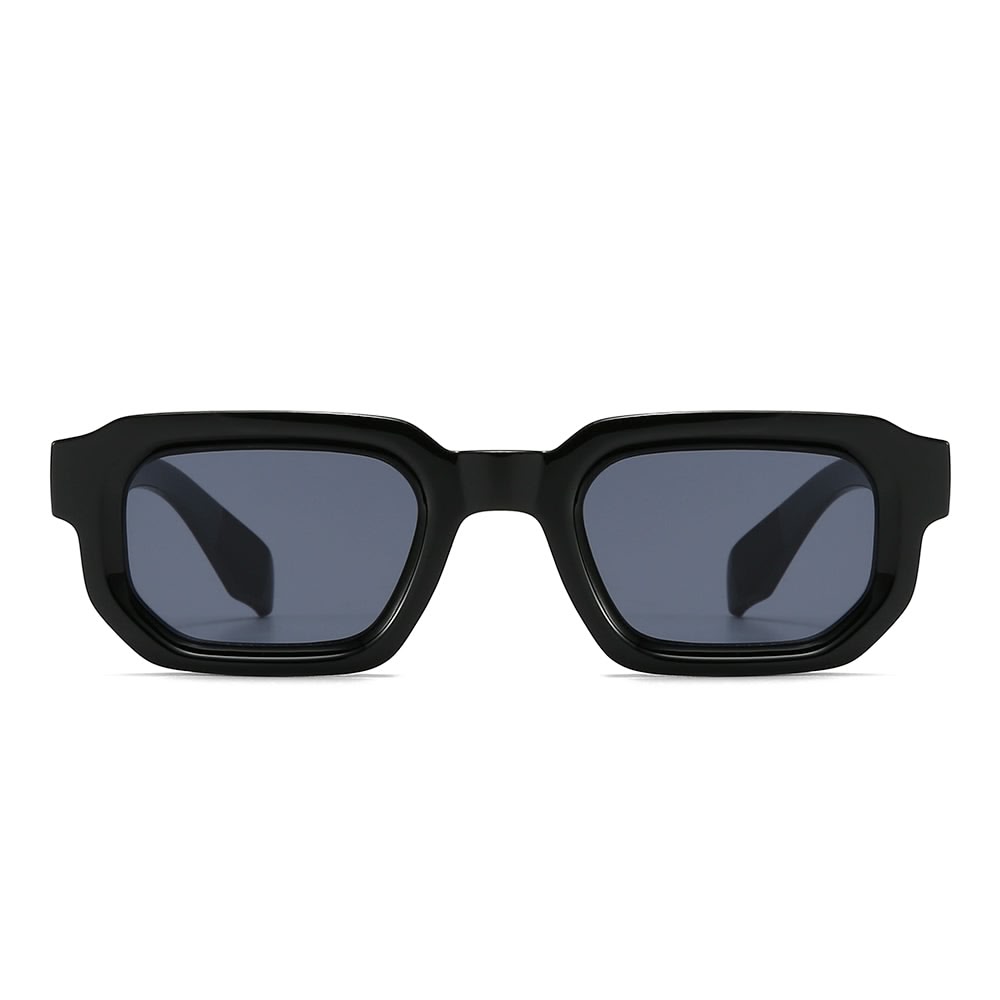 Dollger Acetate Rectangle Full-Rim Tinted Sunglasses