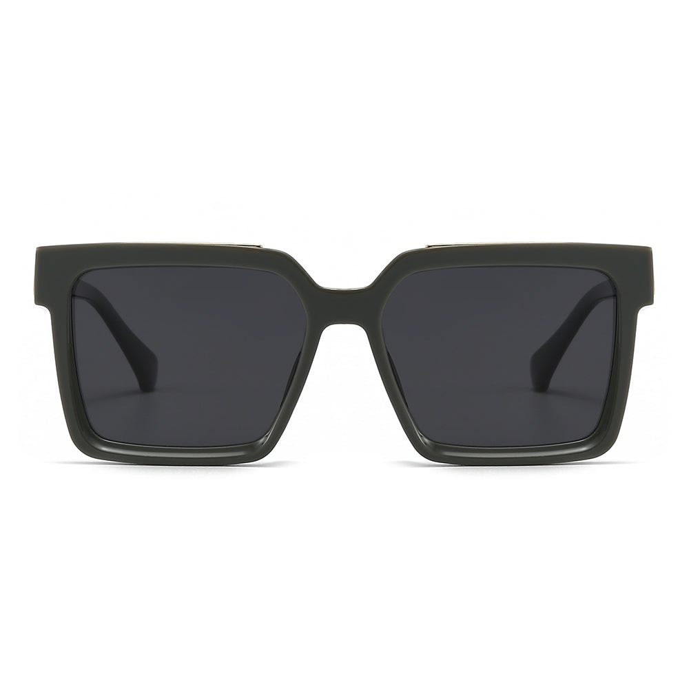 Dollger Oversized Acetate Square Tinted Sunglasses