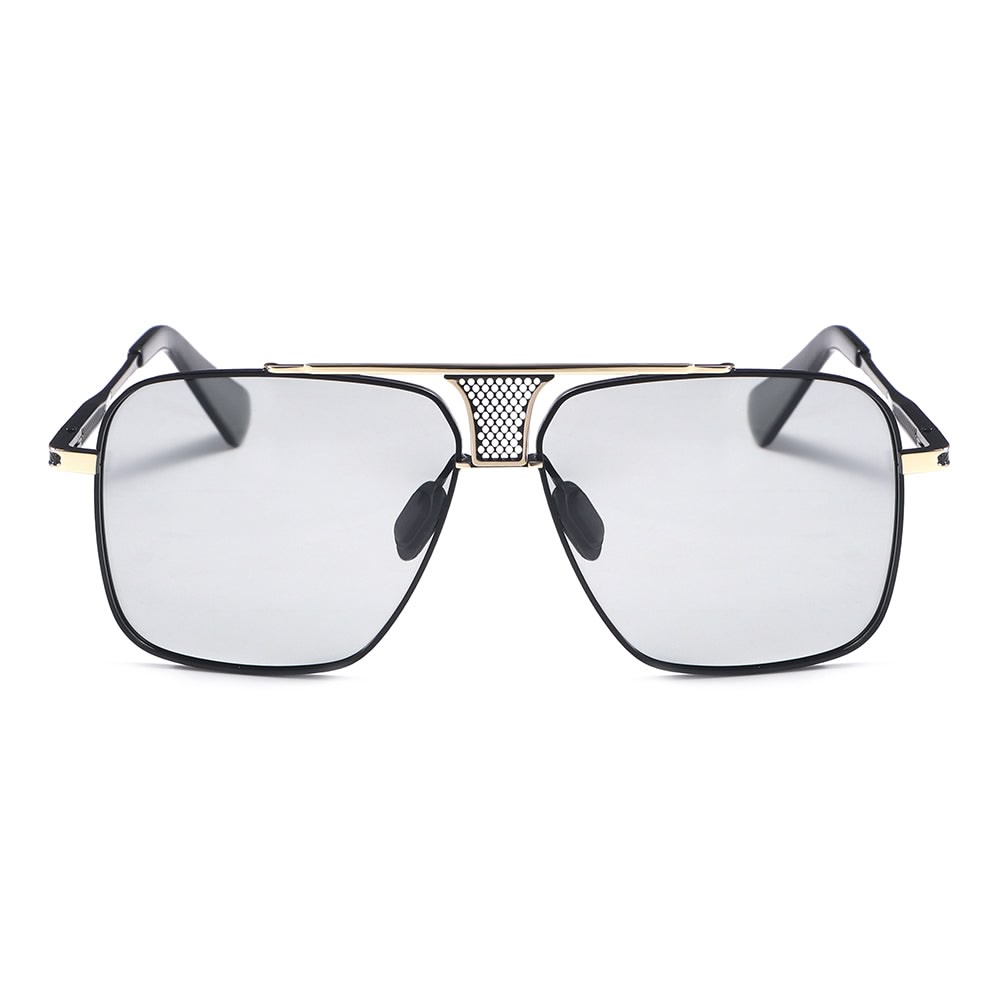 Dollger Square Aviator Metal Sunglasses