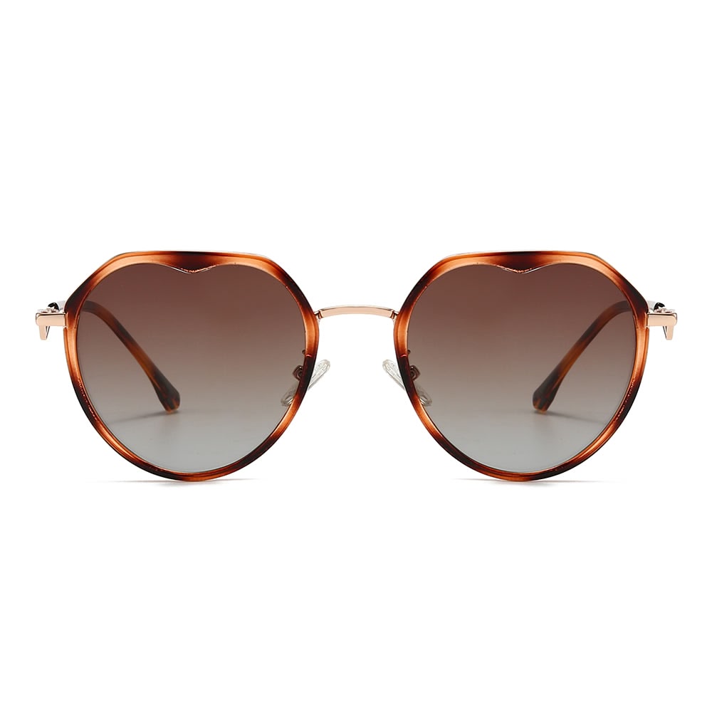 Dollger Gradient Lens  Round Sunglasses