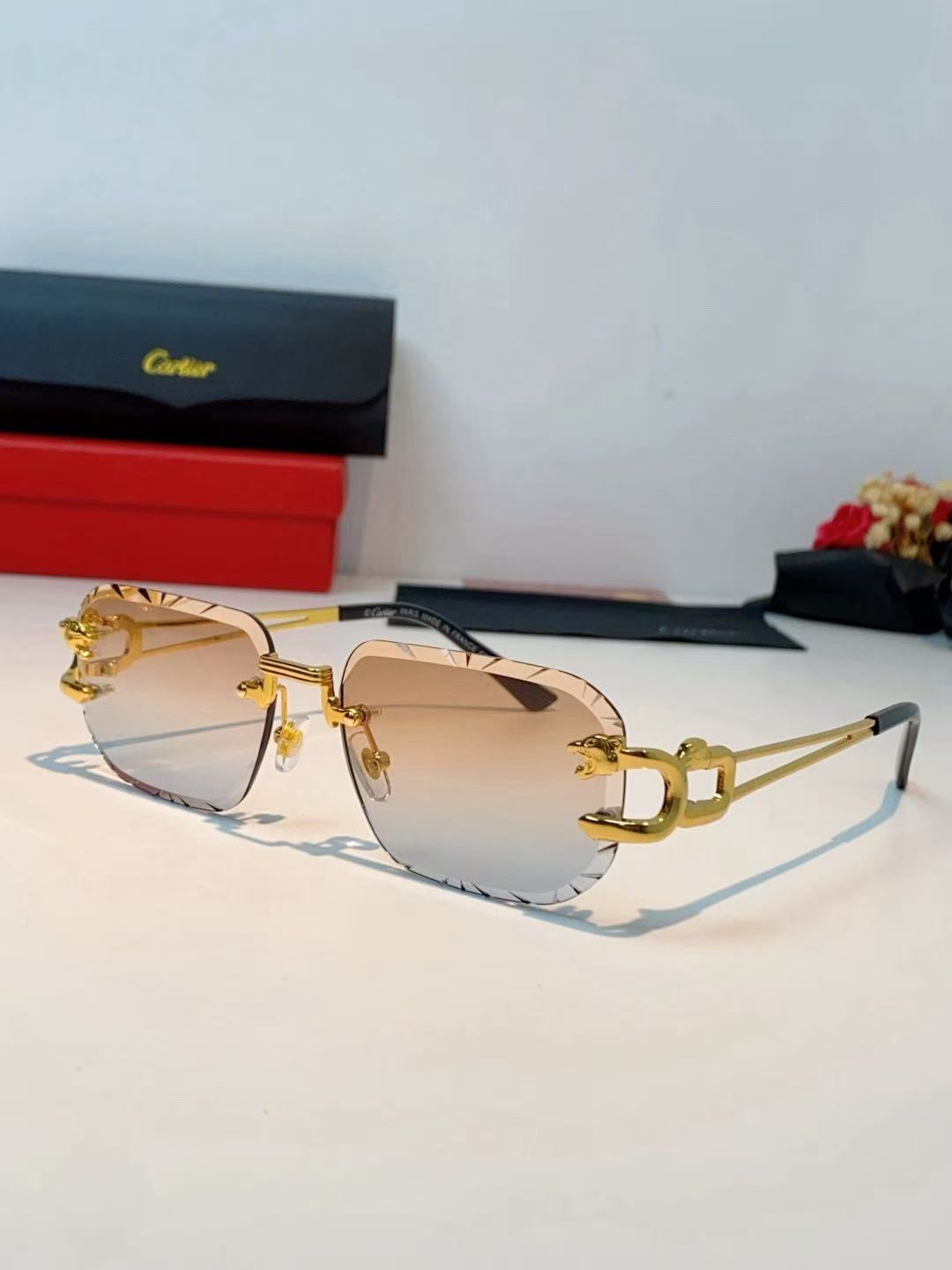 2026 New Gradient Square Rimless UV-Protection Sunglasses