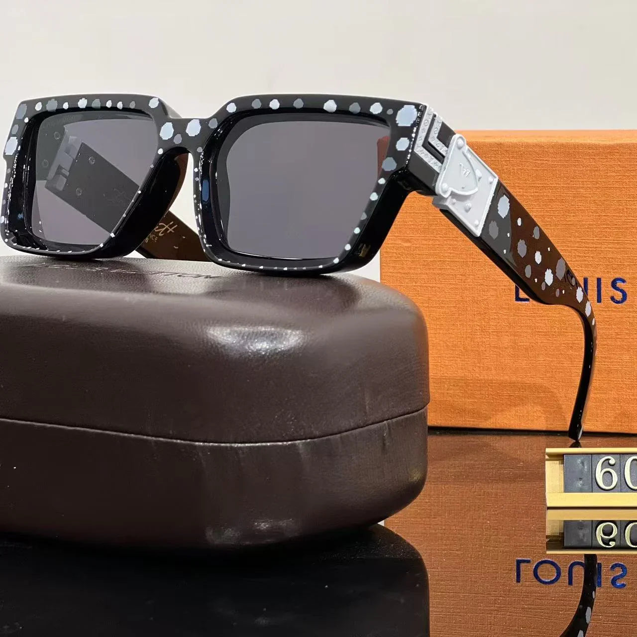 New Millionaire Series Sunglasses Retro Internet Celebrity Fashion Sunglasses Square Frame UV Sunglasses