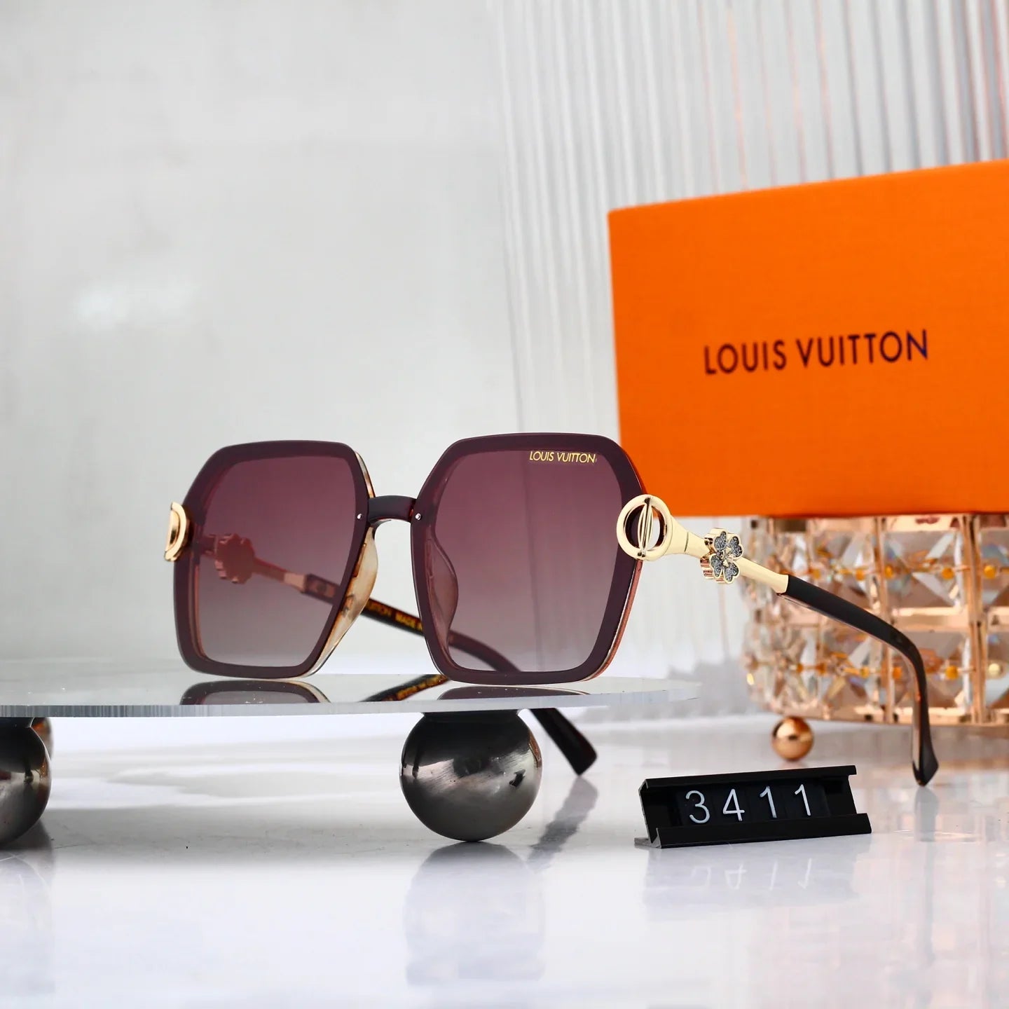 New full frame metal sunglasses