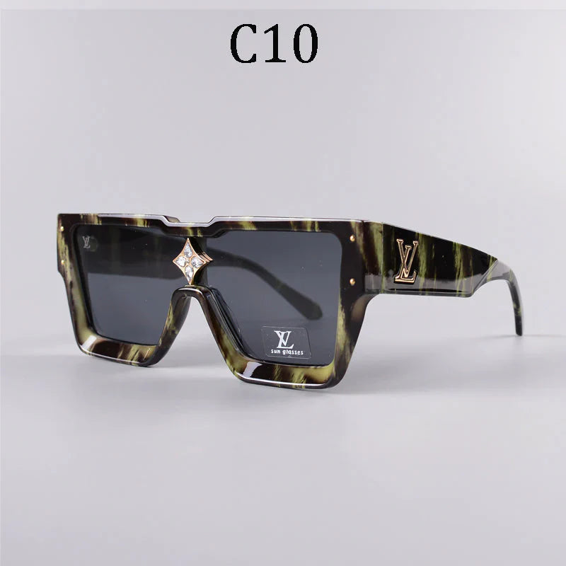 Square frame unisex sunglasses 1486