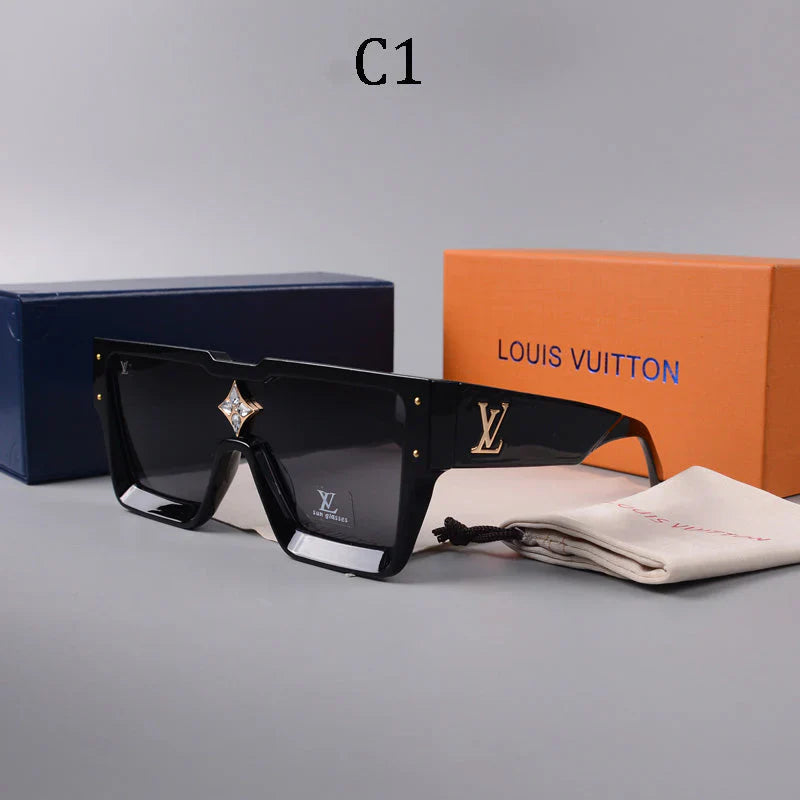 Square frame unisex sunglasses 1486
