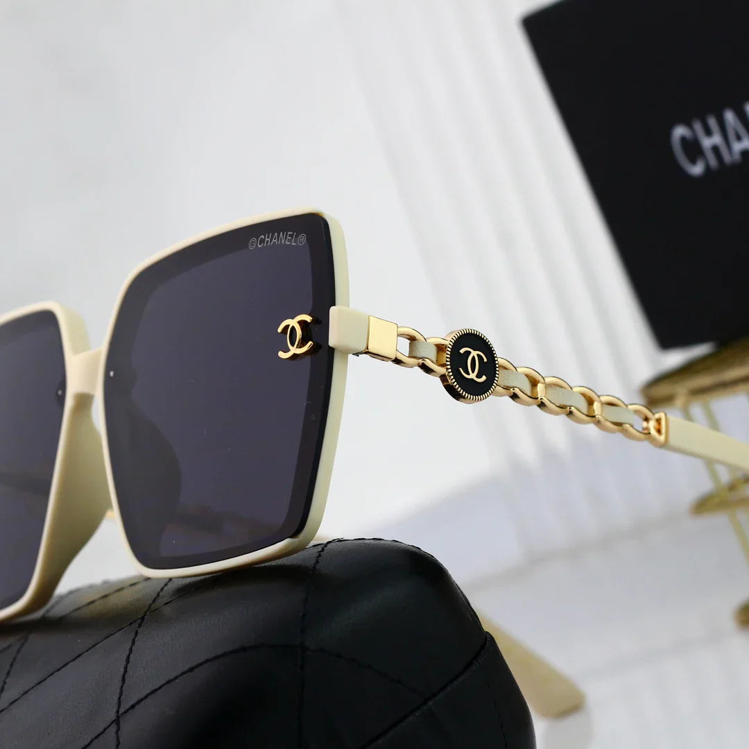 5-color Polaroid nylon HD lenses frameless design sunglasses 7268