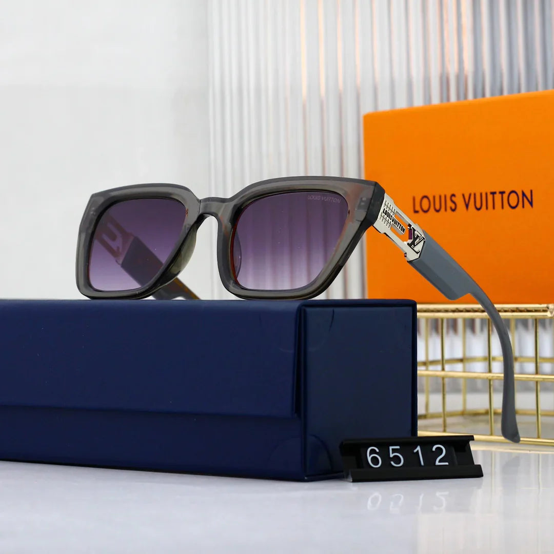 5-color hot-selling new cat-eye full-frame sunglasses 6512