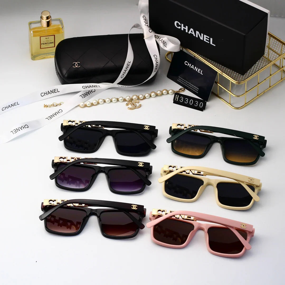 6-color Polaroid nylon HD lenses frameless design sunglasses  33030