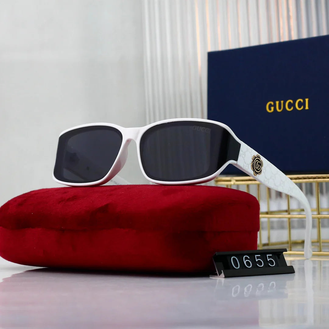7-color curved nylon HD lenses Full frame sunglasses   0655