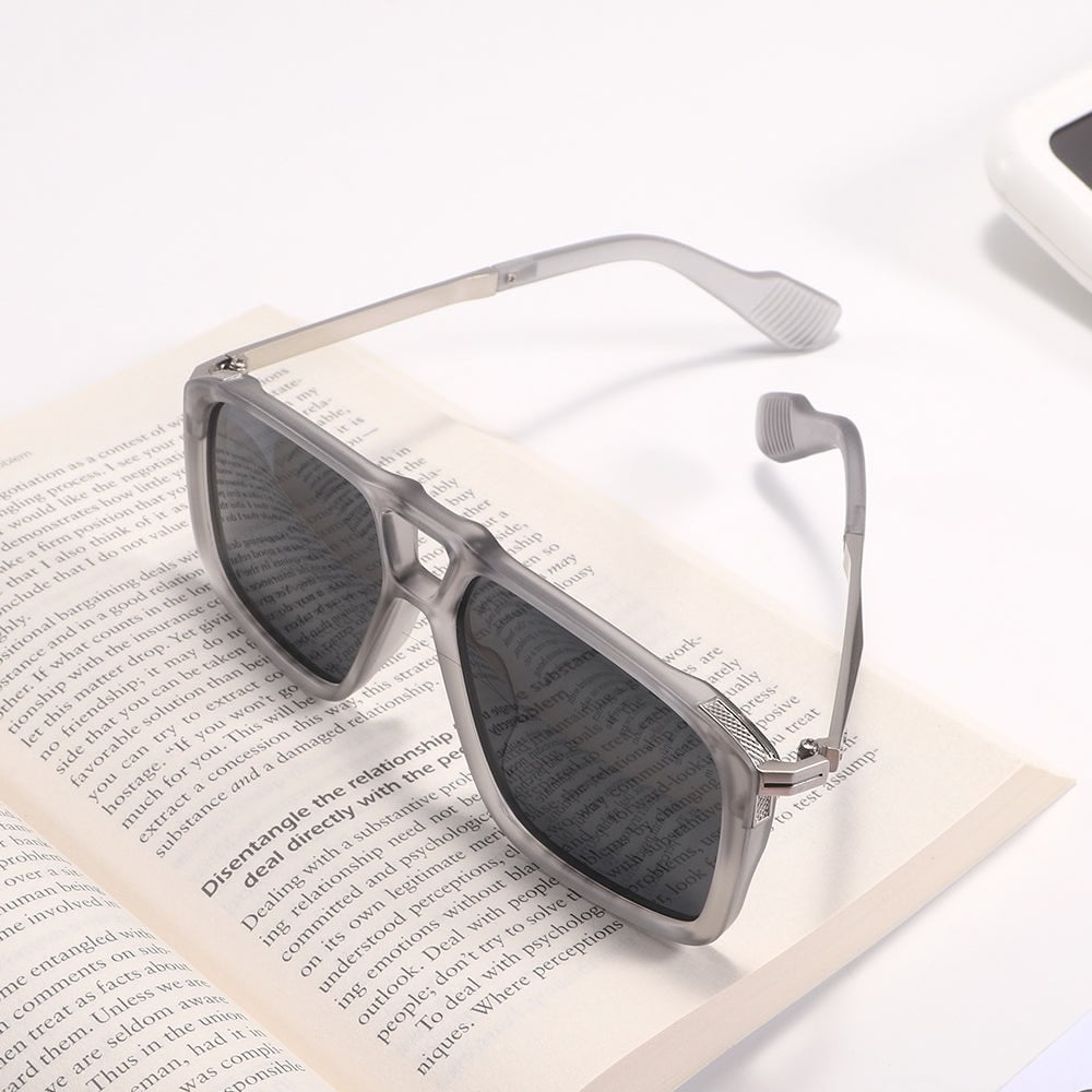 Dollger Vintage Bridge Square Tinted Sunglasses