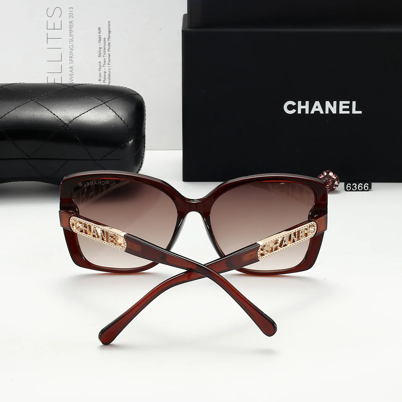 New Women's UV Protection Sunglasses TR90 Frame 6366