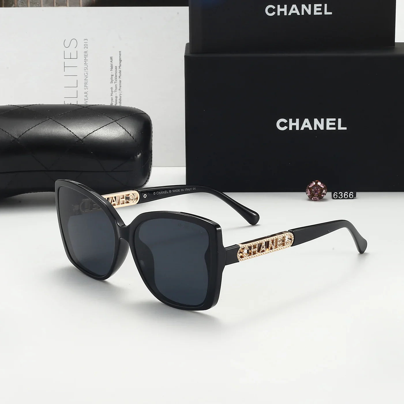 New Women's UV Protection Sunglasses TR90 Frame 6366