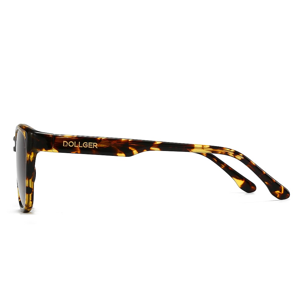 Dollger New Double Brow Bar Design Round Sunglasses