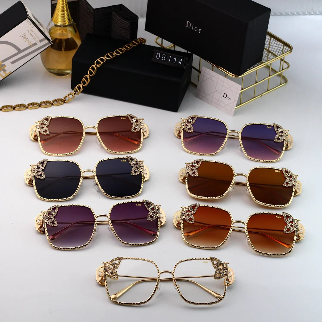 2025 New Polaroid Nylon HD Lens Full Frame Design Metal Frame Sunglasses