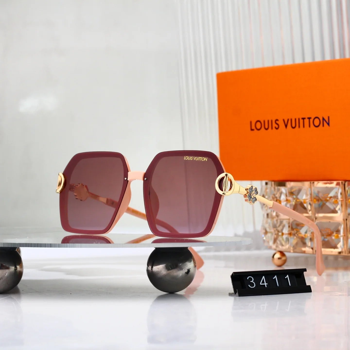 New full frame metal sunglasses