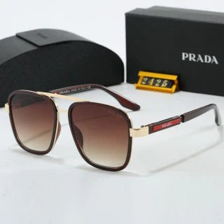 Two-tone metal sunglasses
