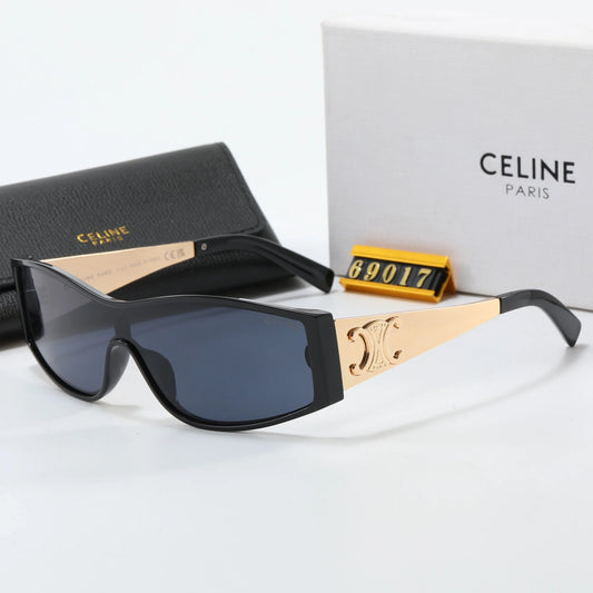 7 colors new integrated lens metal frame sunglasses  69017