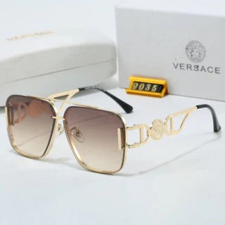 Hot sale metal full frame square sunglasses 9035